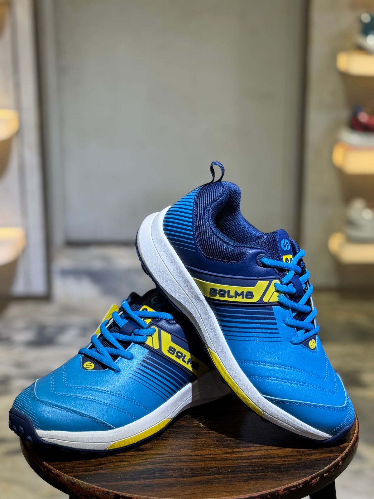 Solm 8 Cricket Shoes ( Blue Edition )