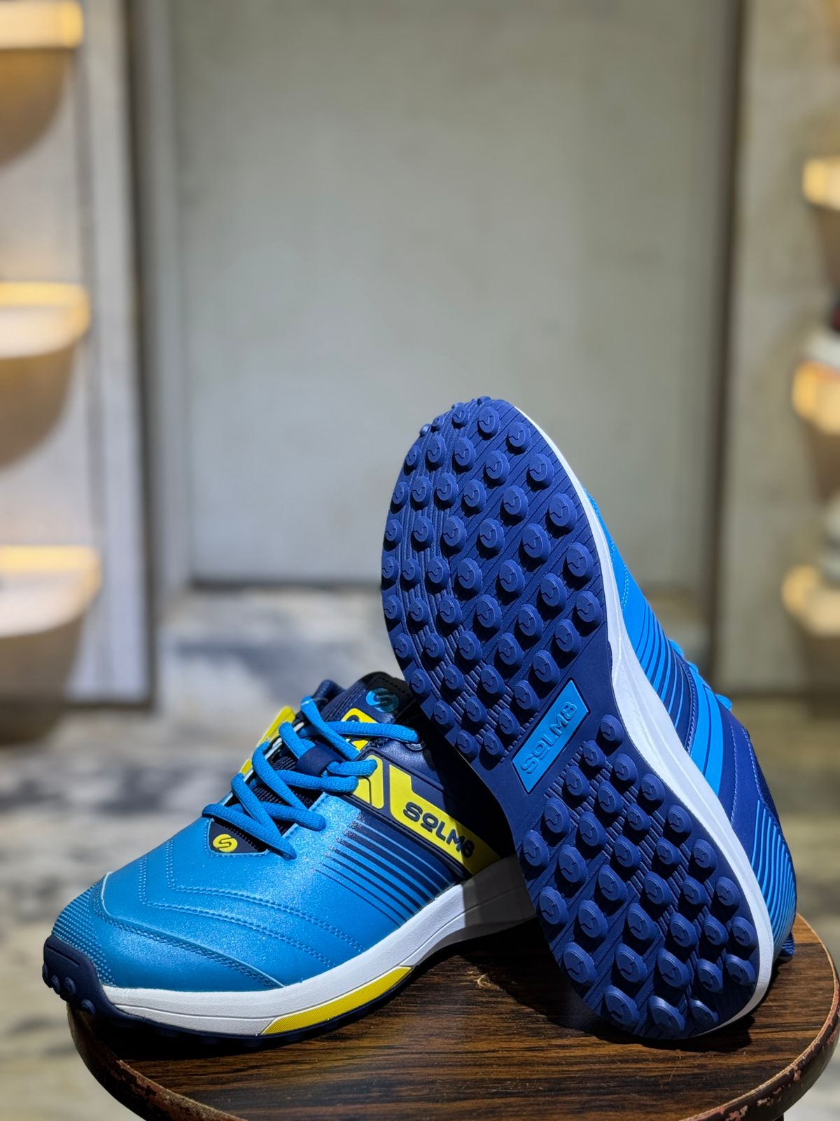 Solm 8 Cricket Shoes ( Blue Edition )