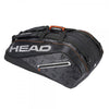 Head Tour Team 12R MonsterCombi Racket Bag-Black & Silver